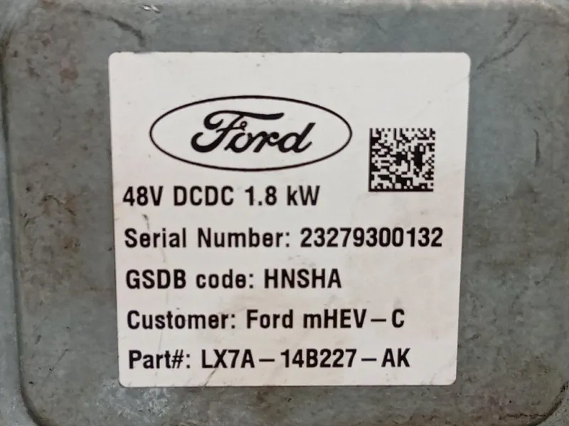 Modulo Convertitore DI Tensione LX7A-148227-AK Ford PUMA II 2024