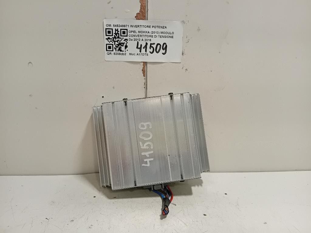 Modulo Convertitore DI Tensione 545249971 INVERTITORE POTENZA Opel Mokka 2013