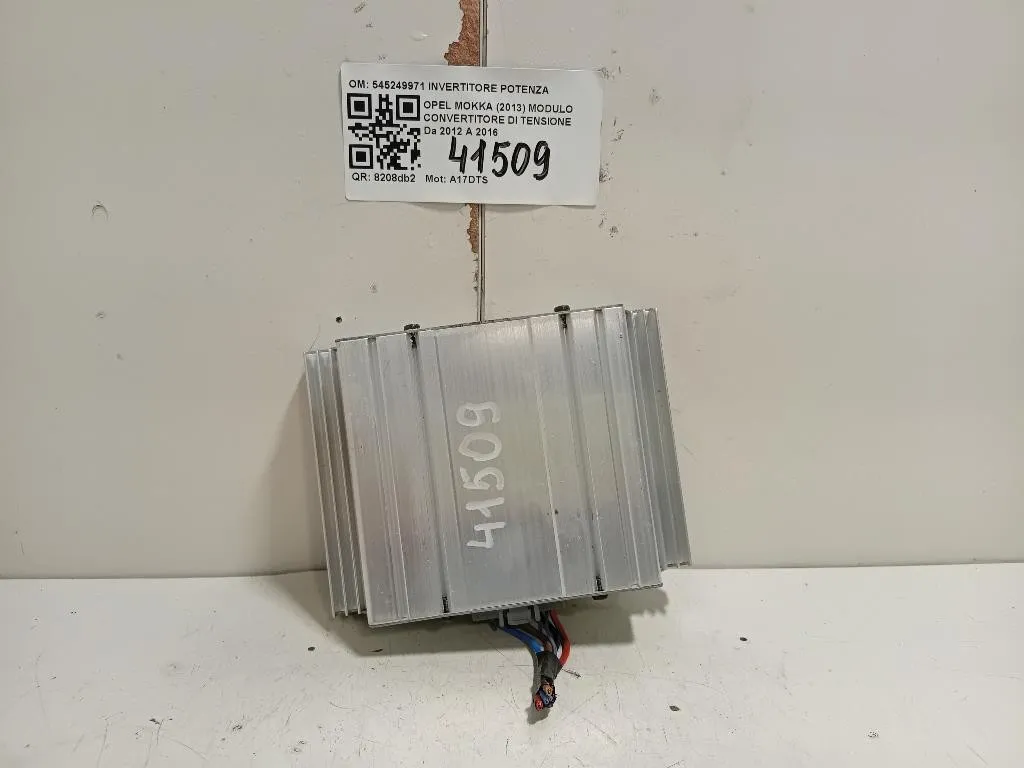 Modulo Convertitore DI Tensione 545249971 INVERTITORE POTENZA Opel Mokka 2013