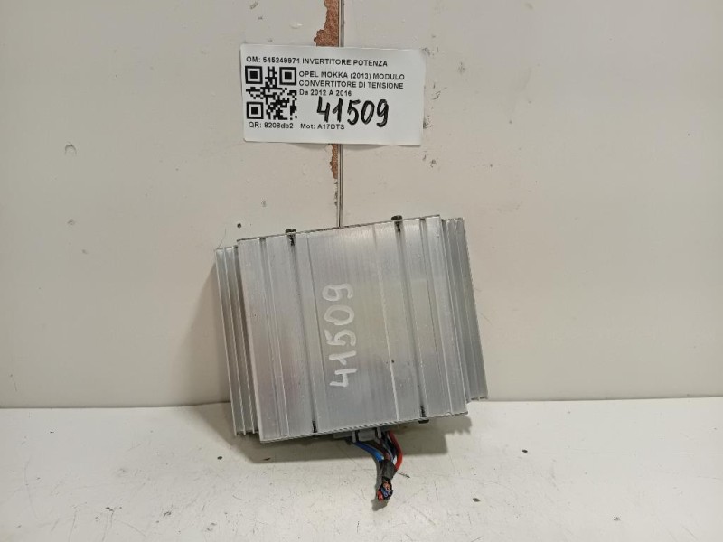Modulo Convertitore DI Tensione 545249971 INVERTITORE POTENZA Opel Mokka 2013