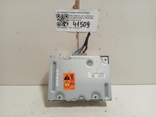 Modulo Convertitore DI Tensione 545249971 INVERTITORE POTENZA Opel Mokka 2013