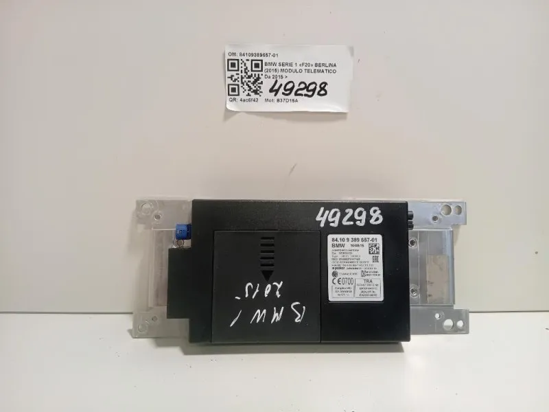 Modulo Telematico 84109389657-01 Bmw Serie 1 F20 Berlina 2015