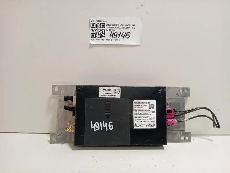 Modulo Telematico 2622598-01 Bmw Serie 1 F20 Berlina 2015