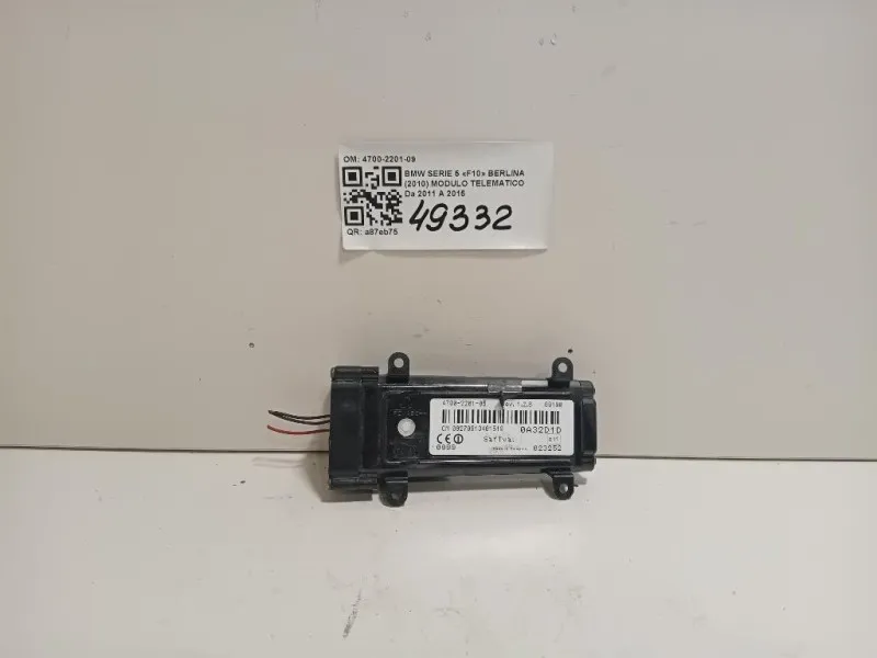 Modulo Telematico 4700-2201-09 Bmw Serie 5 F10 Berlina 2010