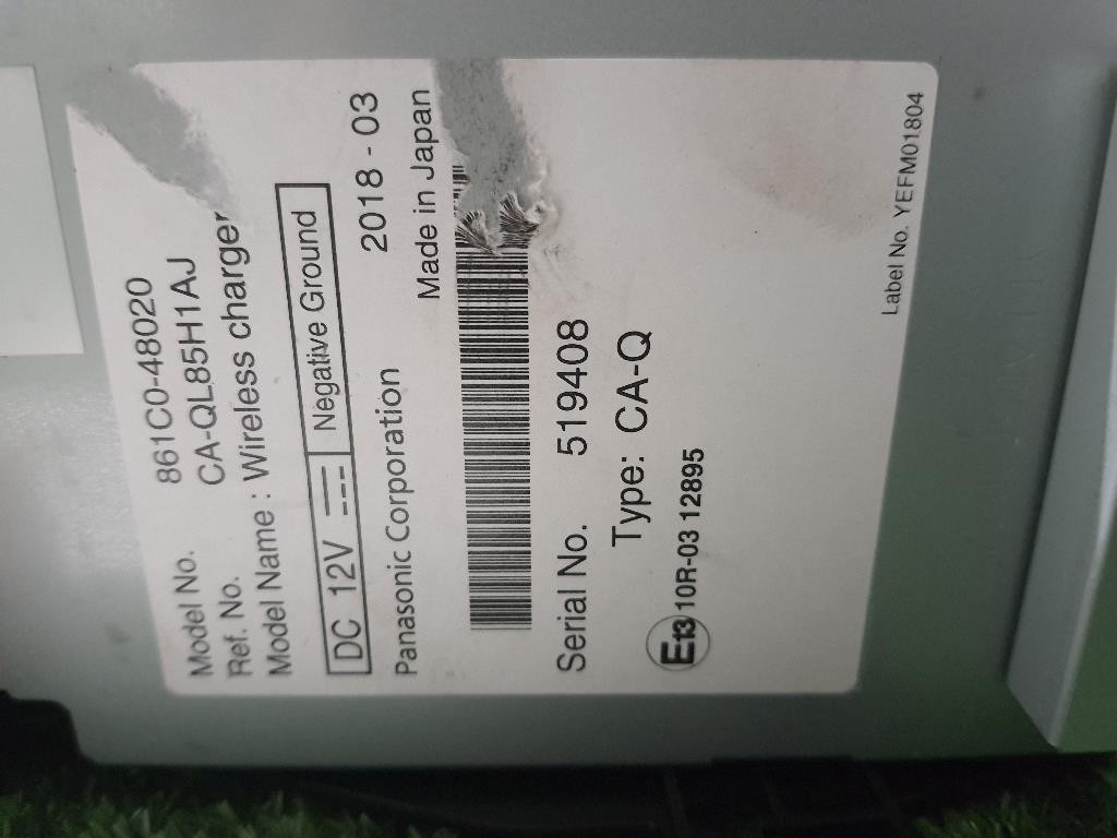 Modulo Wireless Carica Batteria Cellulare 861C048020 Lexus Serie RX IV 2016