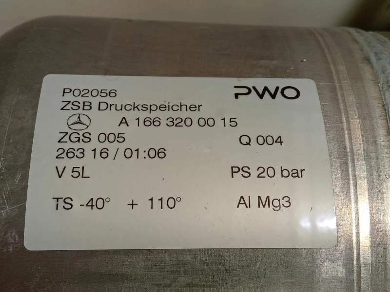 Molla Ammortizzatore Pneumatica ANT DX A166 320 00 15 Mercedes Classe GLE W166 2015