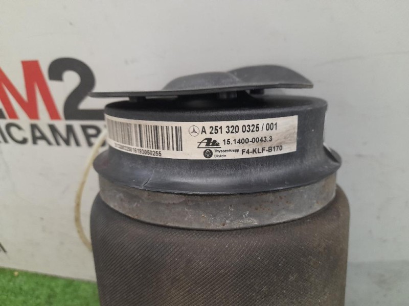 Molla Ammortizzatore Pneumatica POST DX A2513200325 Mercedes Classe R W251 2006