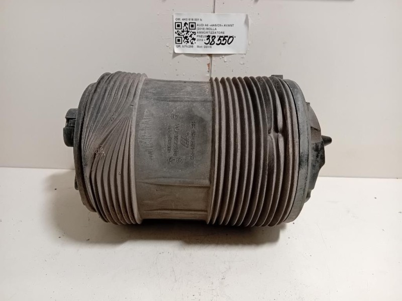 Molla Ammortizzatore Pneumatica POST SX 4K0 616 001 E Audi A6 4a5c8 Avant 2018