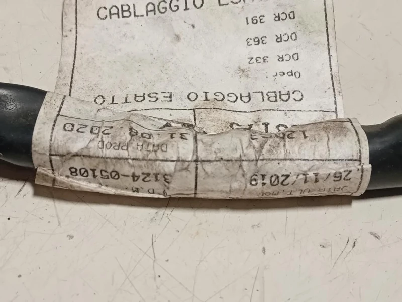 CAVO Trasformatorebatteria 52110354 Fiat 500 II 2015