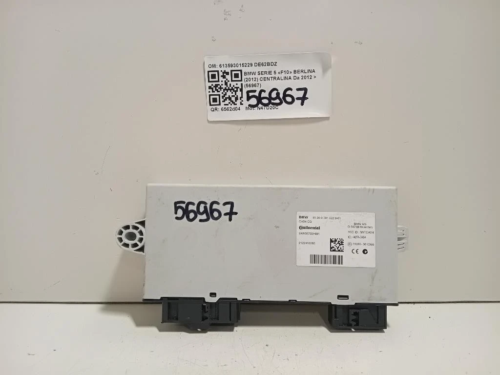 Centralina 613593015229 Bmw Serie 5 F10 Berlina 2012