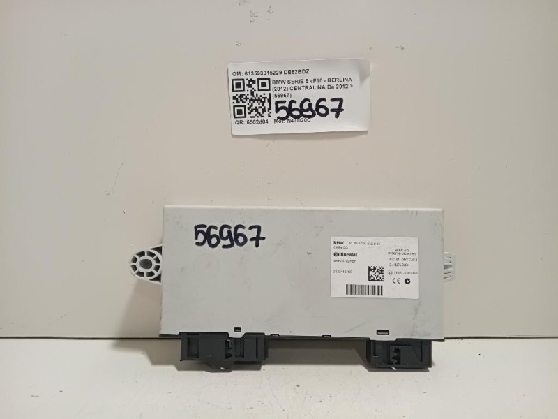 Centralina 613593015229 Bmw Serie 5 F10 Berlina 2012