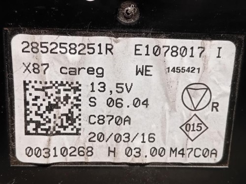 Moquette Pianale Bagagliaio 7544051K00 Opel Agila B 2008