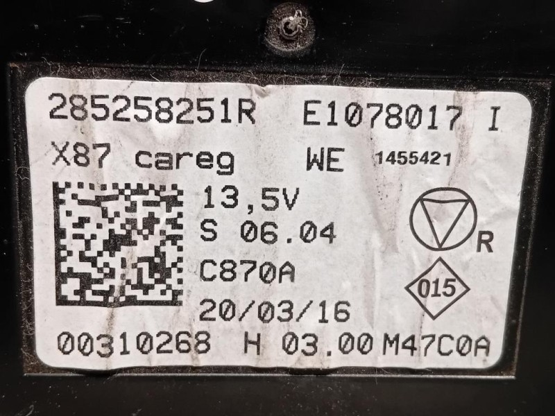 Centralina AC 285258251R Renault Captur I 2013