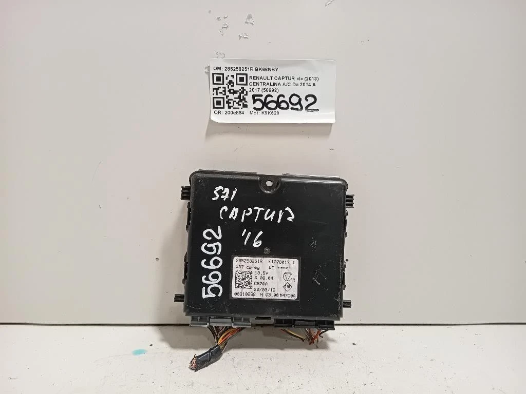 Centralina AC 285258251R Renault Captur I 2013