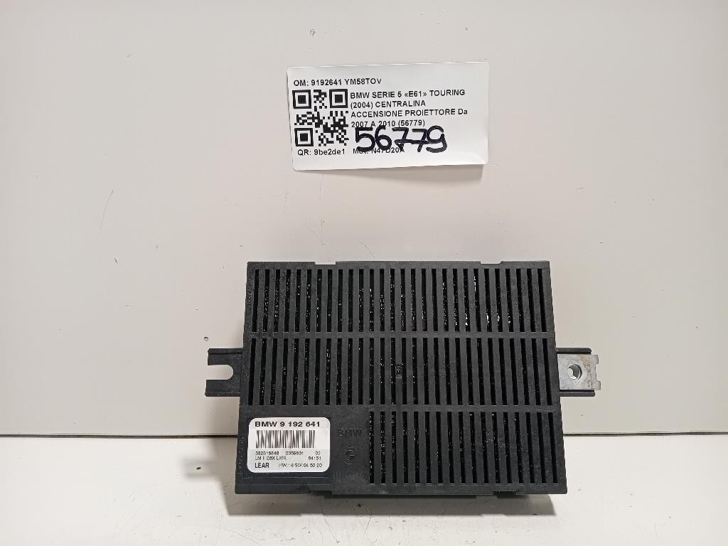 Centralina Accensione Proiettore 9192641 Bmw Serie 5 E61 Touring 2004