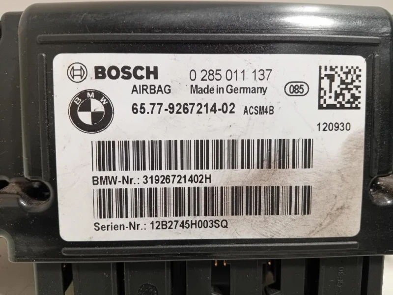 Centralina Air-bag 65779267214 Bmw Serie 1 F20 Berlina 2012