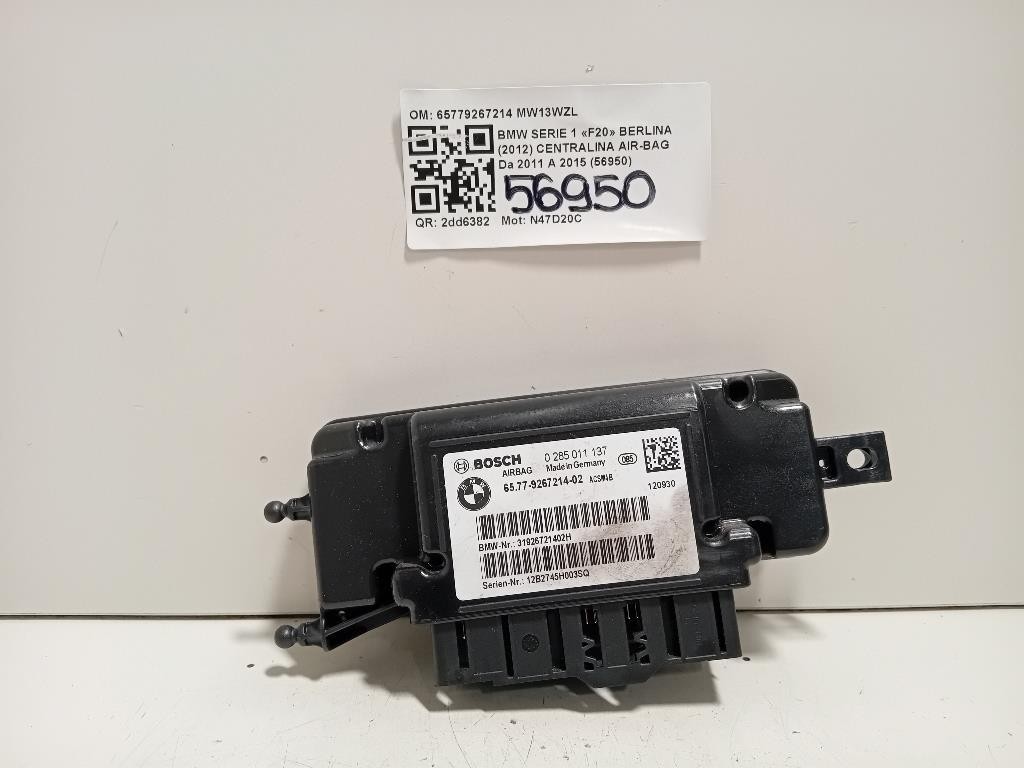 Centralina Air-bag 65779267214 Bmw Serie 1 F20 Berlina 2012