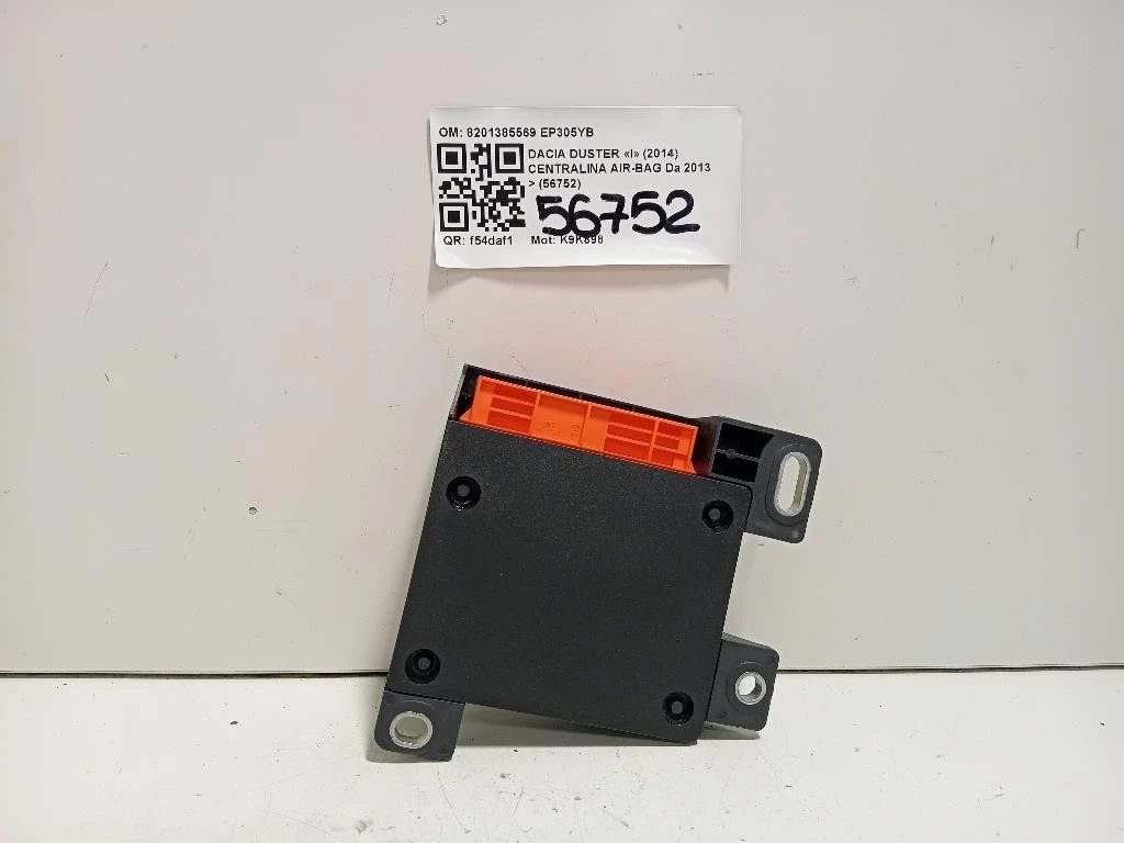 Centralina Air-bag 8201385569 Dacia Duster I 2014