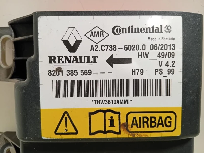 Centralina Air-bag 8201385569 Dacia Duster I 2014