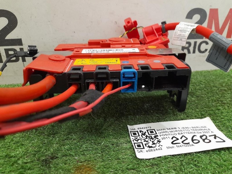 Morsetto Terminale Positivo Batteria 6942912 Bmw Serie 3 E90 Berlina 2005