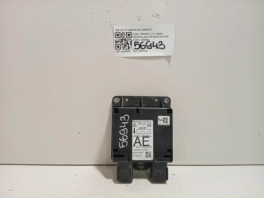 Centralina Air-bag 6C1T-14B056-AE Ford Transit V 2006