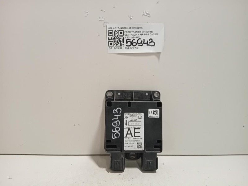 Centralina Air-bag 6C1T-14B056-AE Ford Transit V 2006