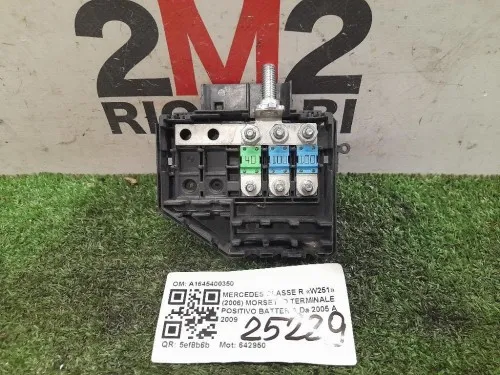 Morsetto Terminale Positivo Batteria A1645400350 Mercedes Classe R W251 2006