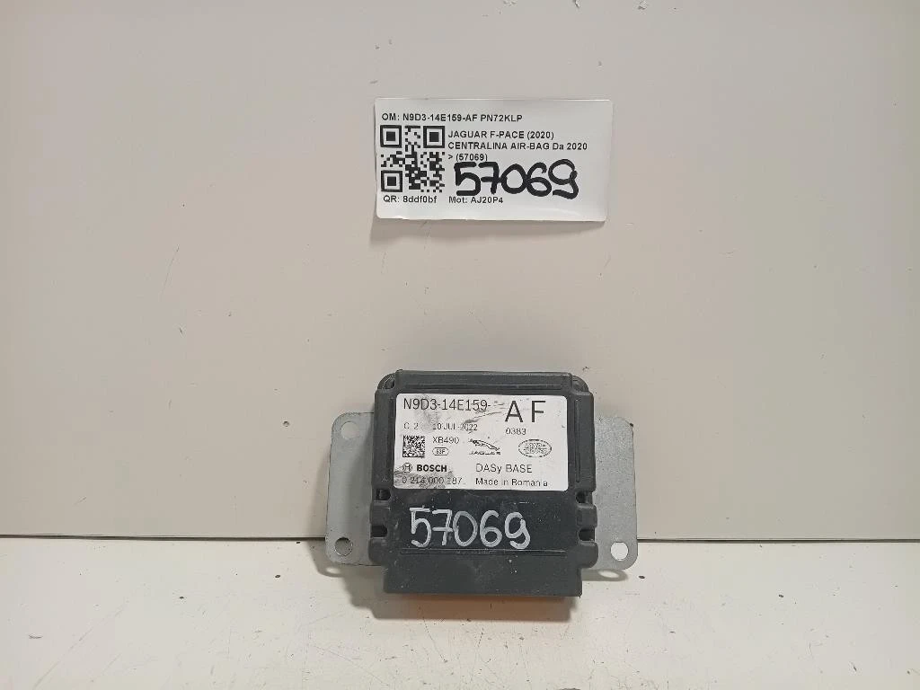 Centralina Air-bag N9D3-14E159-AF Jaguar F-pace 2020