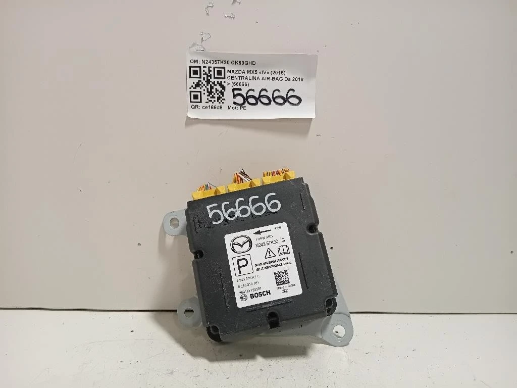 Centralina Air-bag N24357K30 Mazda MX5 IV 2015