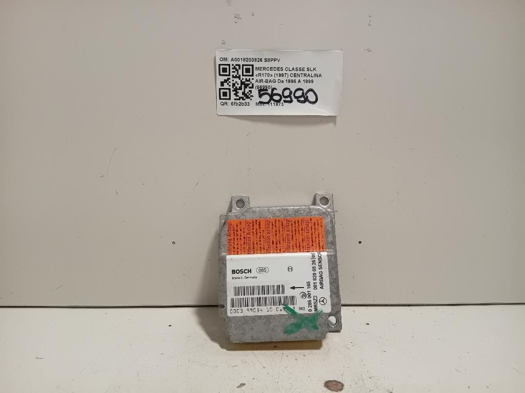 Centralina Air-bag A0018200826 Mercedes Classe SLK R170 1997