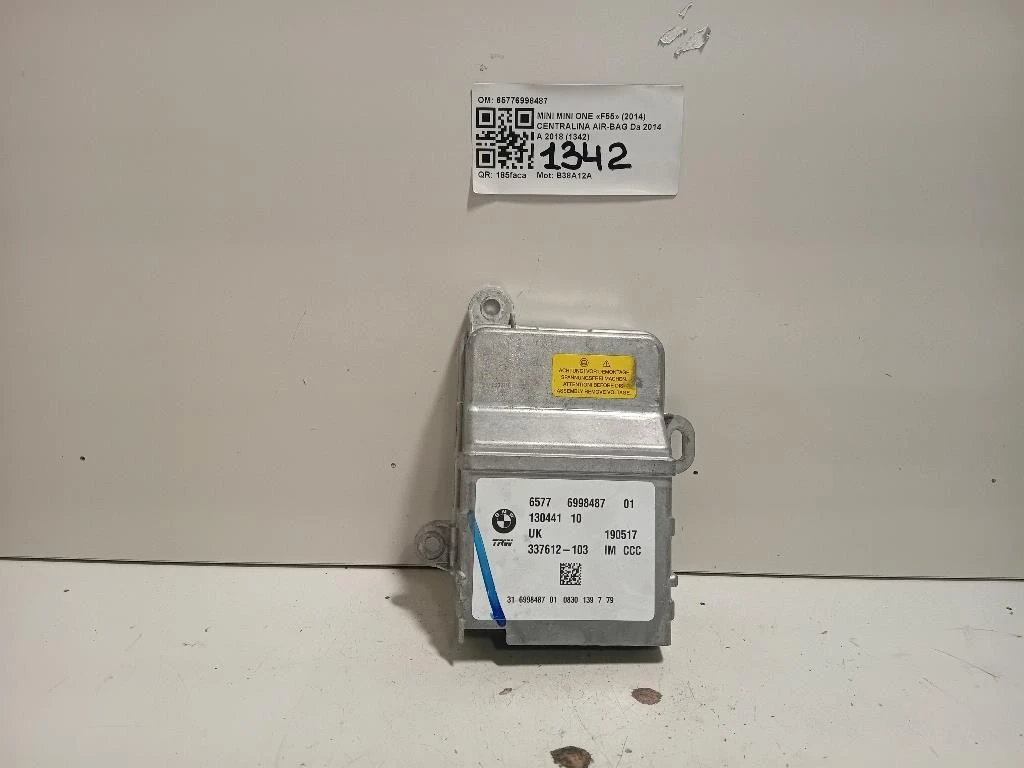 Centralina Air-bag 65776998487 Mini MINI ONE F55 2014