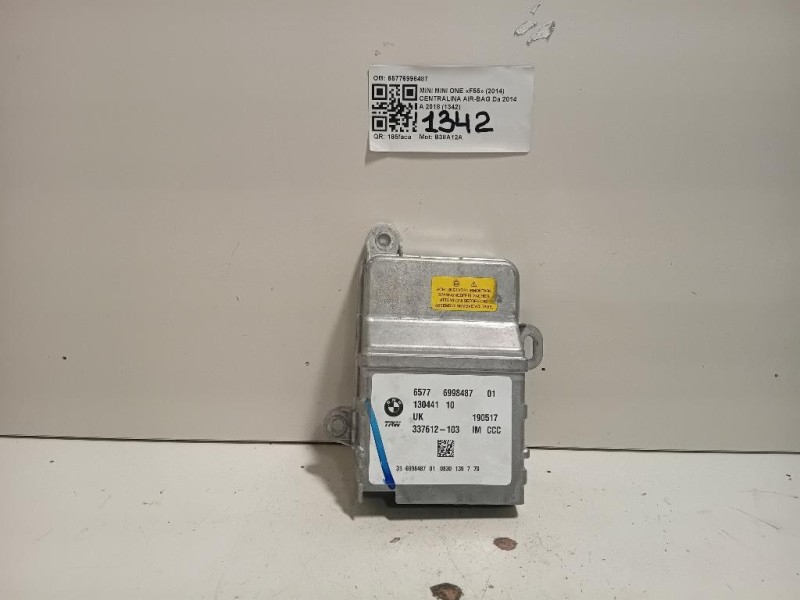 Centralina Air-bag 65776998487 Mini MINI ONE F55 2014