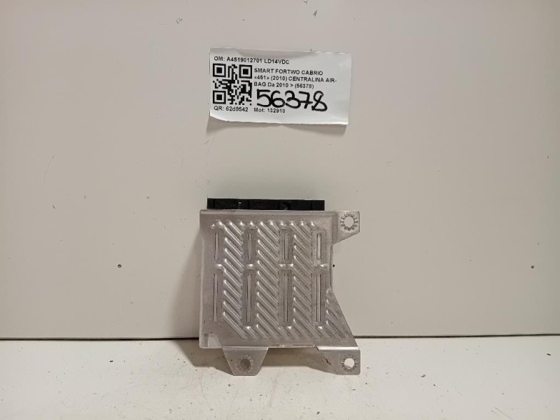 Centralina Air-bag A4519012701 Smart Fortwo Cabrio 451 2010