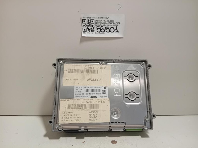 Centralina Amplificatore Acustico NK83-19C164-GB Jaguar F-pace 2020