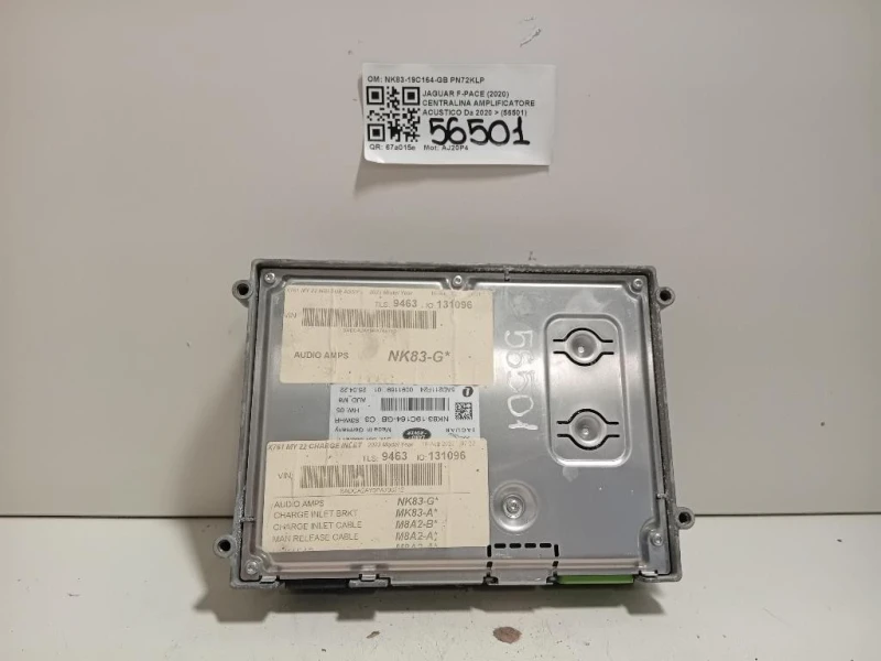 Centralina Amplificatore Acustico NK83-19C164-GB Jaguar F-pace 2020