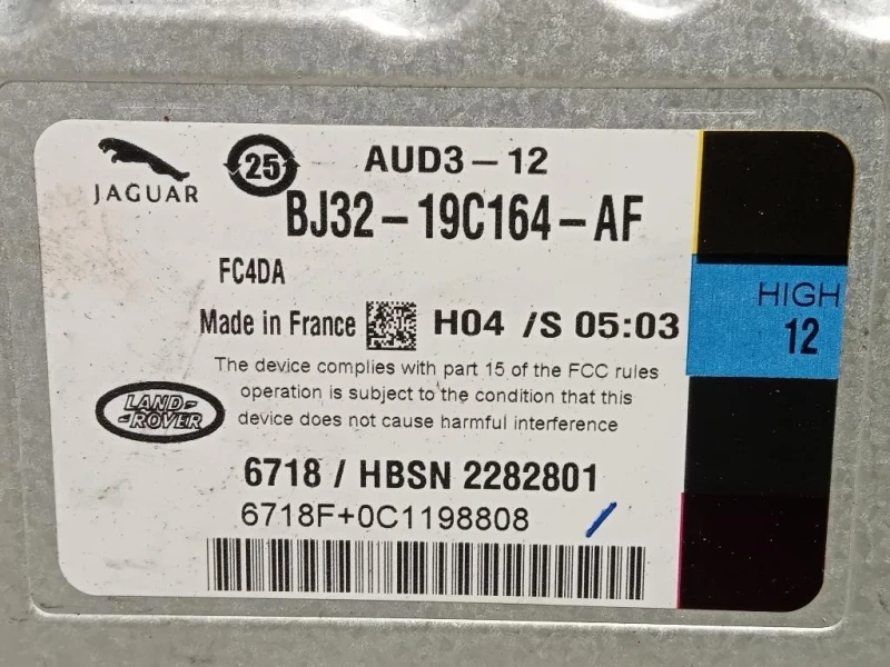 Centralina Amplificatore Acustico BJ32-19C164-AF Jaguar XF I 2011