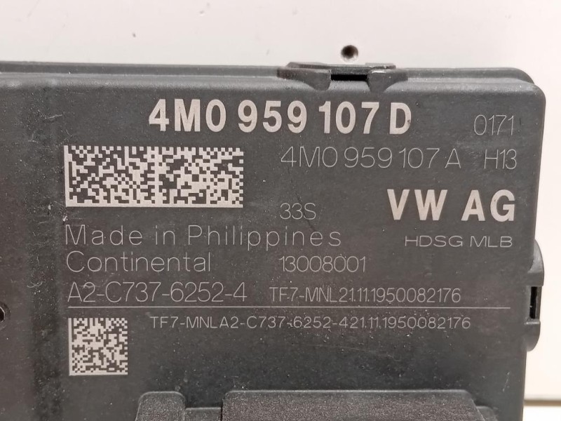 Centralina Apertura Elettrica Portello POST 4M0959107D Audi A6 4a5c8 Avant 2018
