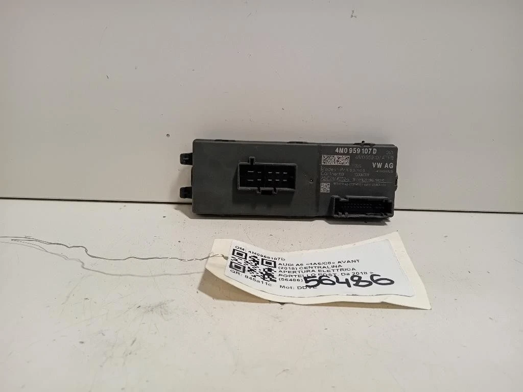 Centralina Apertura Elettrica Portello POST 4M0959107D Audi A6 4a5c8 Avant 2018