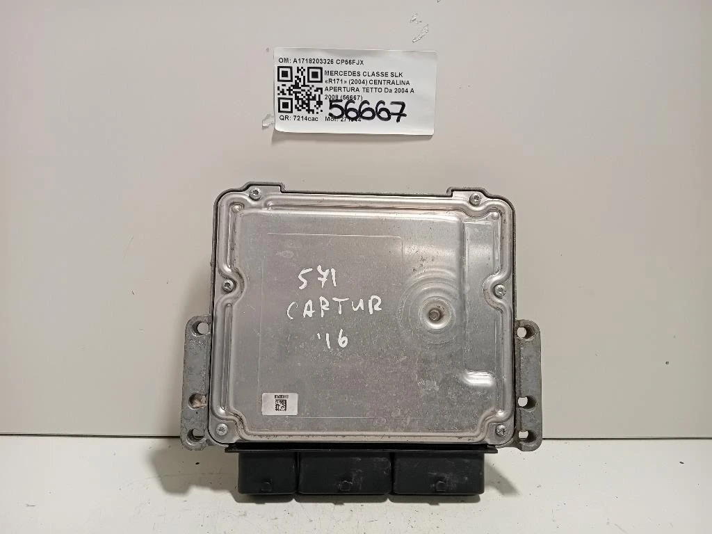 Centralina Apertura Tetto A1718203326 Mercedes Classe SLK R171 2004