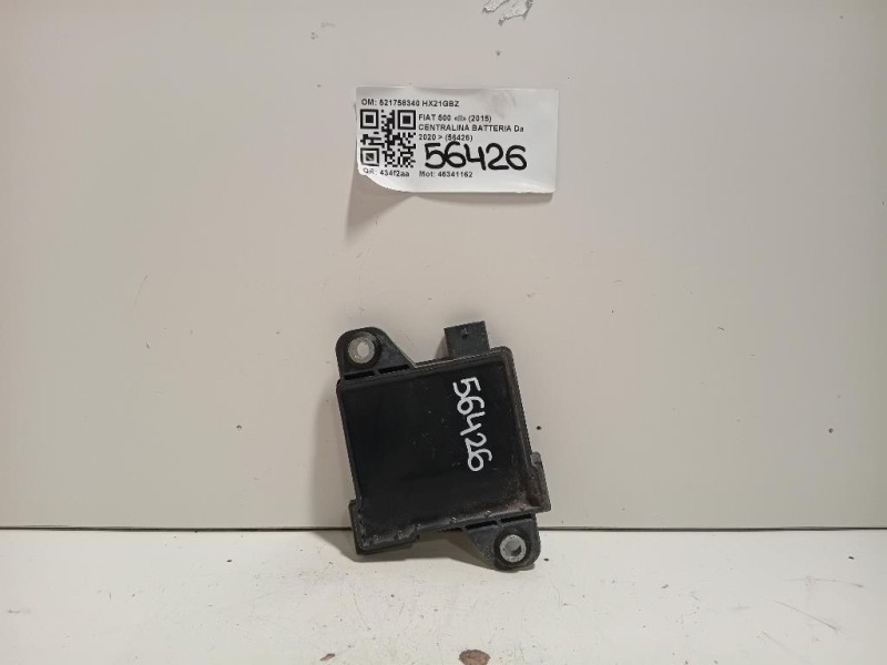 Centralina Batteria 521758340 Fiat 500 II 2015