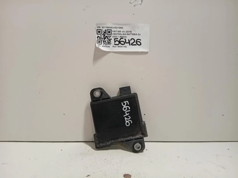 Centralina Batteria 521758340 Fiat 500 II 2015