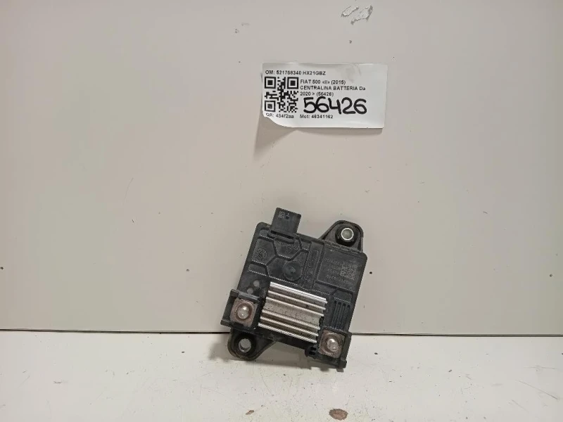 Centralina Batteria 521758340 Fiat 500 II 2015