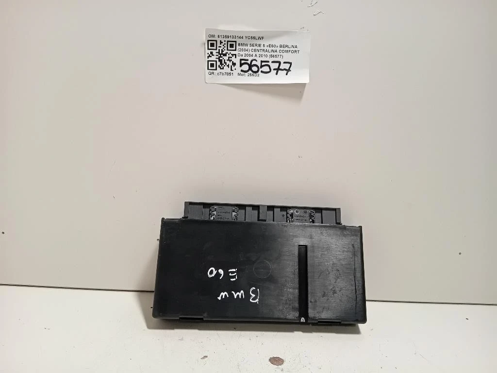 Centralina Comfort 61359133144 Bmw Serie 5 E60 Berlina 2004