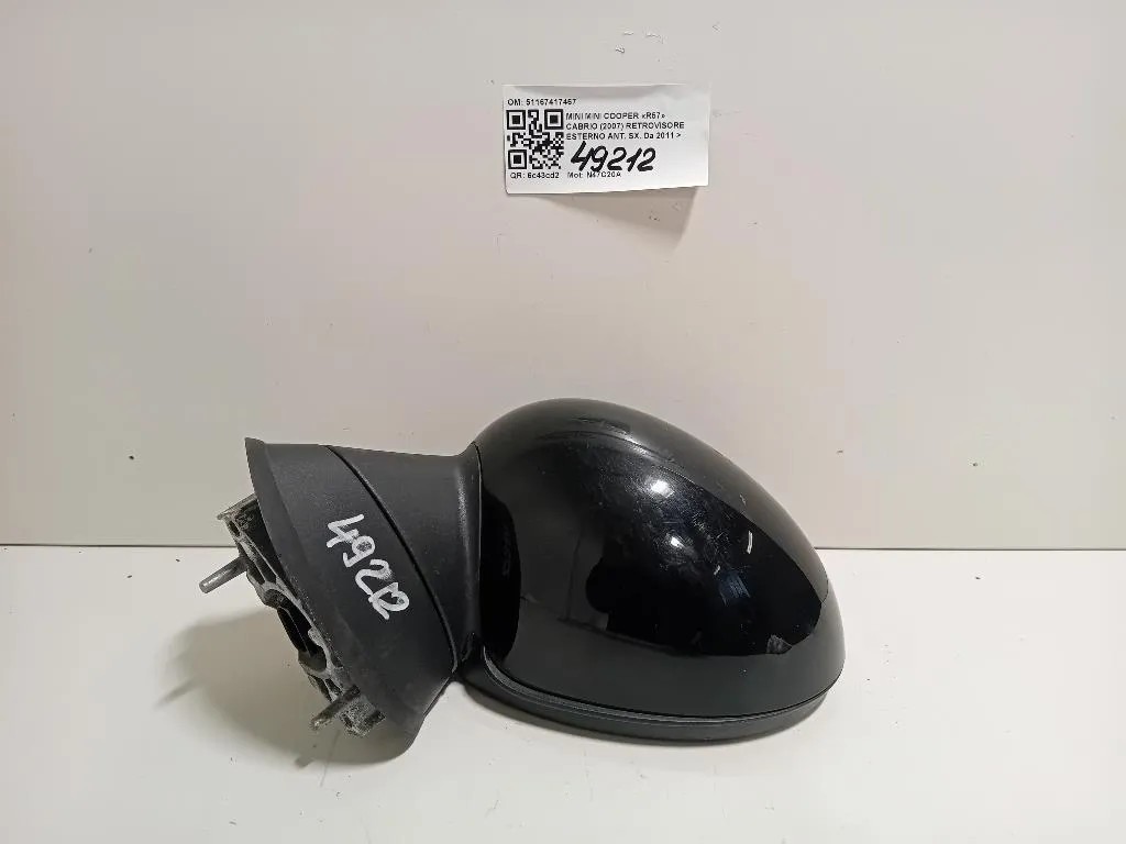 Retrovisore Esterno ANT SX 51167417467 Mini MINI Cooper R57 Cabrio 2007