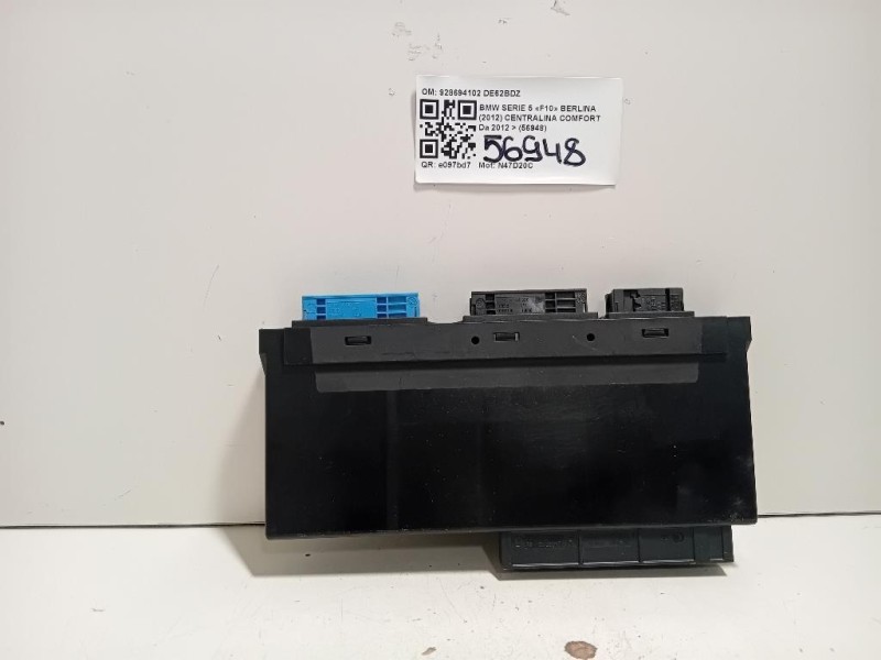 Centralina Comfort 928694102 Bmw Serie 5 F10 Berlina 2012