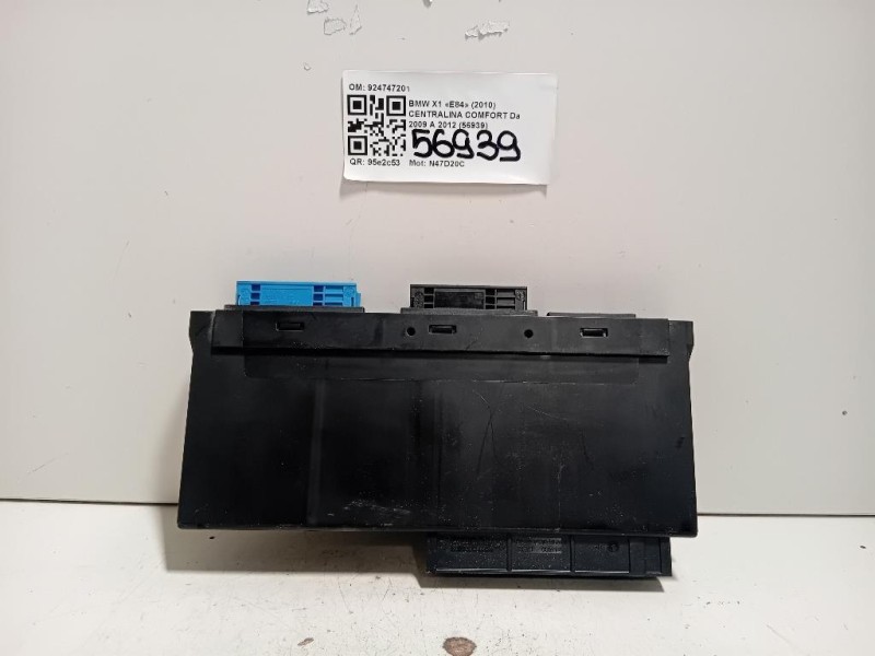 Centralina Comfort 924747201 Bmw X1 E84 2010
