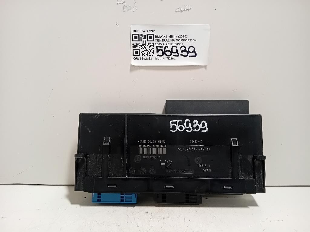 Centralina Comfort 924747201 Bmw X1 E84 2010