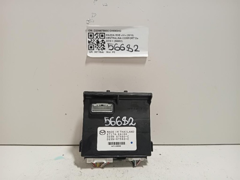 Centralina Comfort D23N67560C Mazda MX5 IV 2015