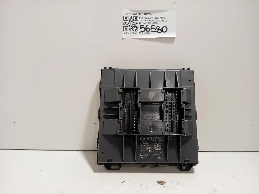 Centralina Comfort 7H0937089B Seat Ibiza V 6J5 2013