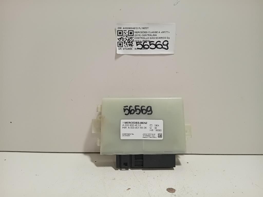 Centralina Controllo GAS Scarico A0009004613 Mercedes Classe A W177 2018